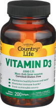 Vitamin D3 2,500 IU product image.