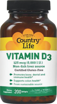 Vitamin D3 5,000 IU product image.