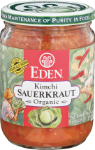 Eden Foods Organic Kimchi Sauerkraut product image.