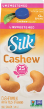 Silk Cashew Milk 64 oz., selected varieties product image.