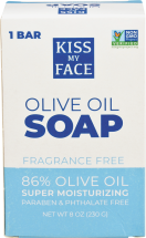 Kiss My Face Olive Oil Bar Soap product image.