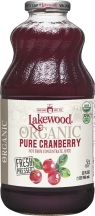 Organic Pure Cranberry Juice product image.