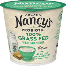 Nancy's Organic Grass-fed Yogurt 6 oz., selected varieties product image.