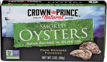 Crown Prince Smoked Oysters product image.