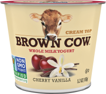 Brown Cow Cream Top Yogurt 5.3 oz., selected varieties product image.