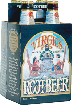 Virgil's Root Beer 4 pack, selected varieties product image.