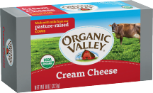 Organic Valley Organic Cream Cheese product image.