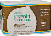 Seventh Generation Unbleached Bath Tissue product image.