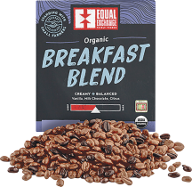 Equal Exchange Organic Bulk Breakfast Blend Coffee per pound in bulk, selected varieties product image.