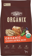 Organix Chicken & Oatmeal Dog Food product image.