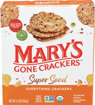 Organic Super Seed Crackers product image.