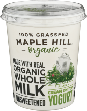100% Grass Fed Organic Yogurt product image.