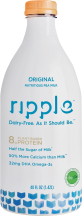 Ripple Non-Dairy Milk 48 oz., selected varieties product image.