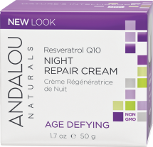 Resveratrol Q10 Night Repair Cream product image.